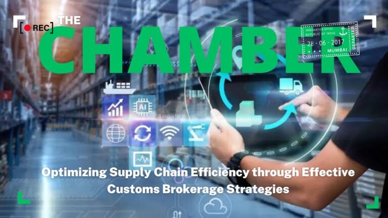 Efficient Supply Chain with A Customs Broker: Latest Strategy Here